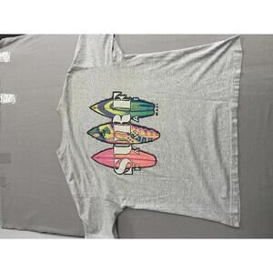 Vintage Surf Maui Hawaii T-shirt Neon Surfboard Tee XL